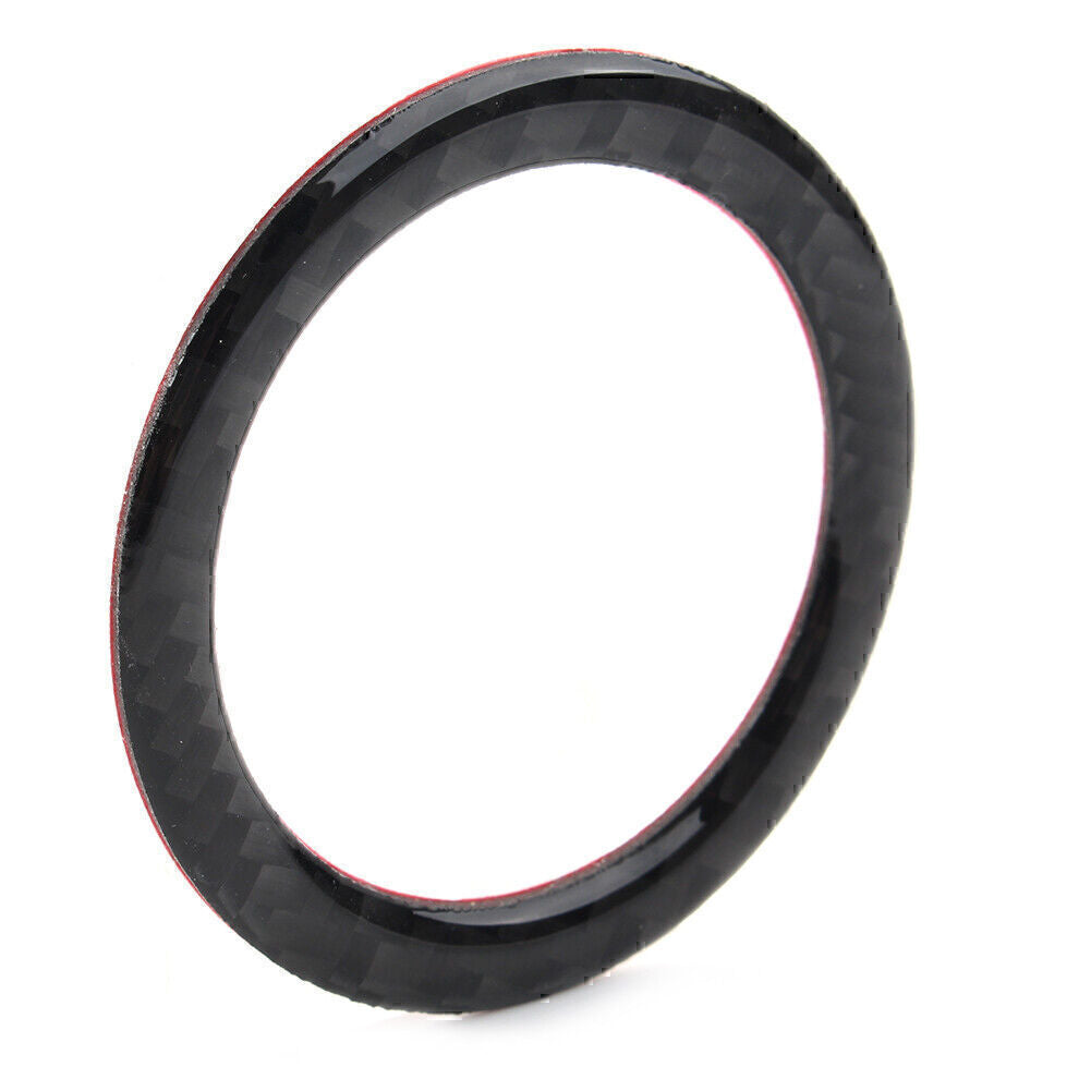 Start Button Ignition Switch Ring Trim for Subaru Forester 2013-18 Carbon Fiber