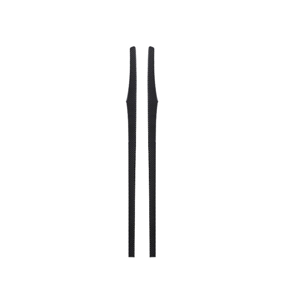 2PCS carbon fiber door trim strip trim for Porsche 718 2016-2022