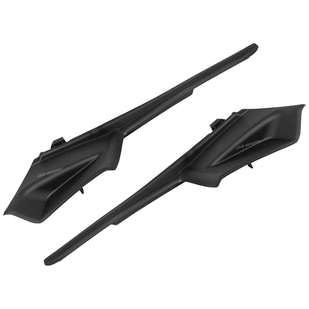 2x Fits for Toyota for Sienna 2011-2020 Right+Left Fender Cowl Hood Side Seal Black
