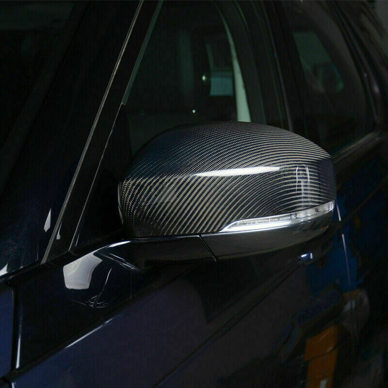 Carbon Fiber Look RearView Side Mirror Cover Trim for Range Rover L405 2013-2017