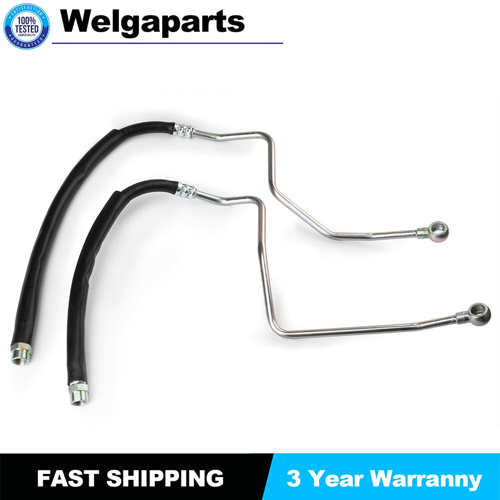 2X Engine Oil Cooler Hose Left  Right For 1995-01 for Mitsubishi Montero 3.0L 3.5L