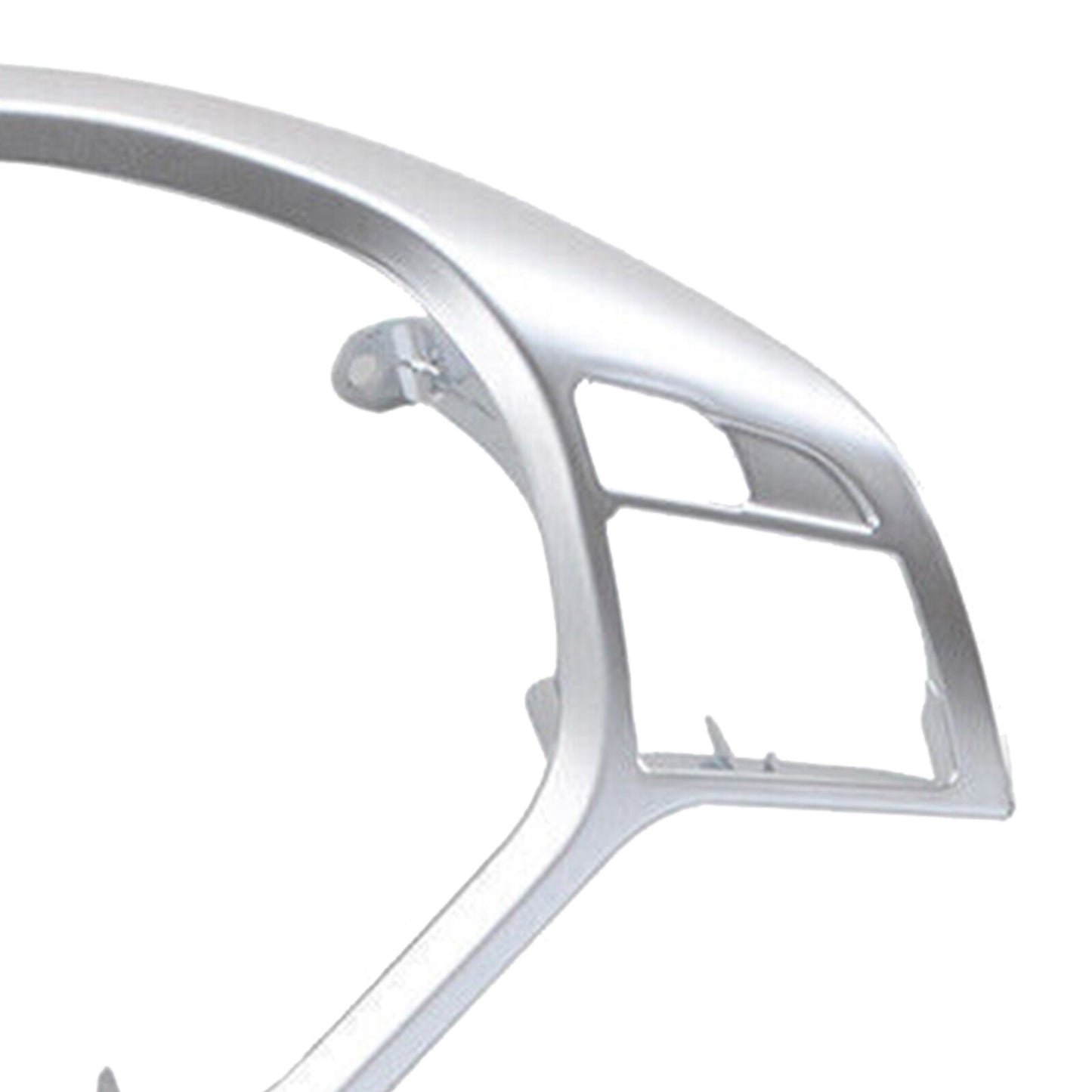 Fit for Mercedes-Benz W204 W207 W212 C-Class Silver Chrome Steering Wheel Trim Cover
