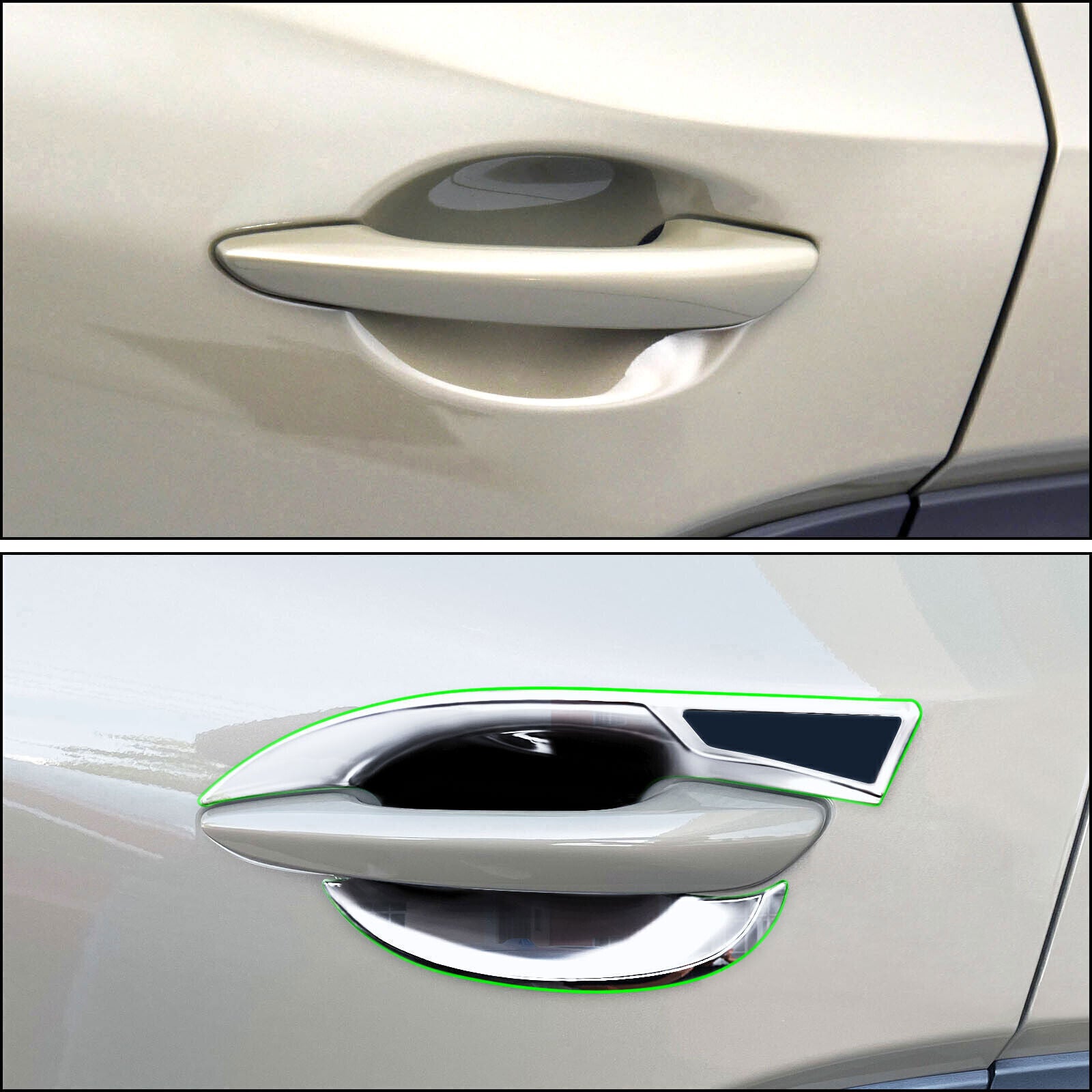 for Mazda CX-50 CX50 23-25 ABS silver Chrome Car Door Handle Bowl Cover Trim 4X