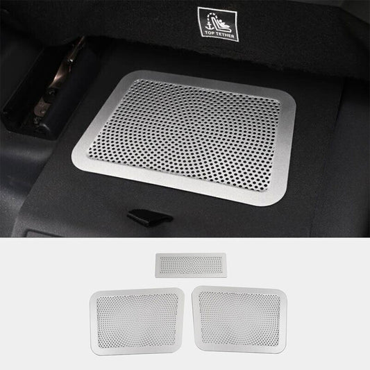 for Land Rover for Defender 2020-25 Silver Steel for Seat Lower Air Outlet Dust Cover 3X