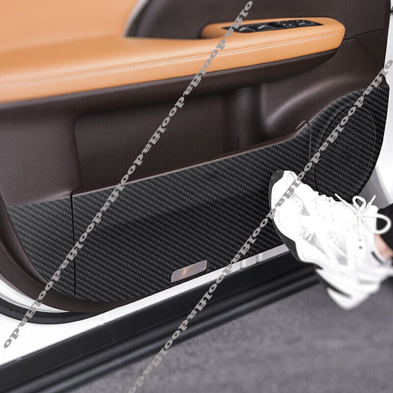 for Lexus RX350 450H 2016-2022 Leather Inner Door Anti-Kick Pad Trim Stickers