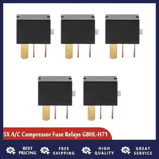 5-piece set of air conditioning compressor clutch relay and starter relay suitable for Honda CR-V for ACURA G8HL-H71