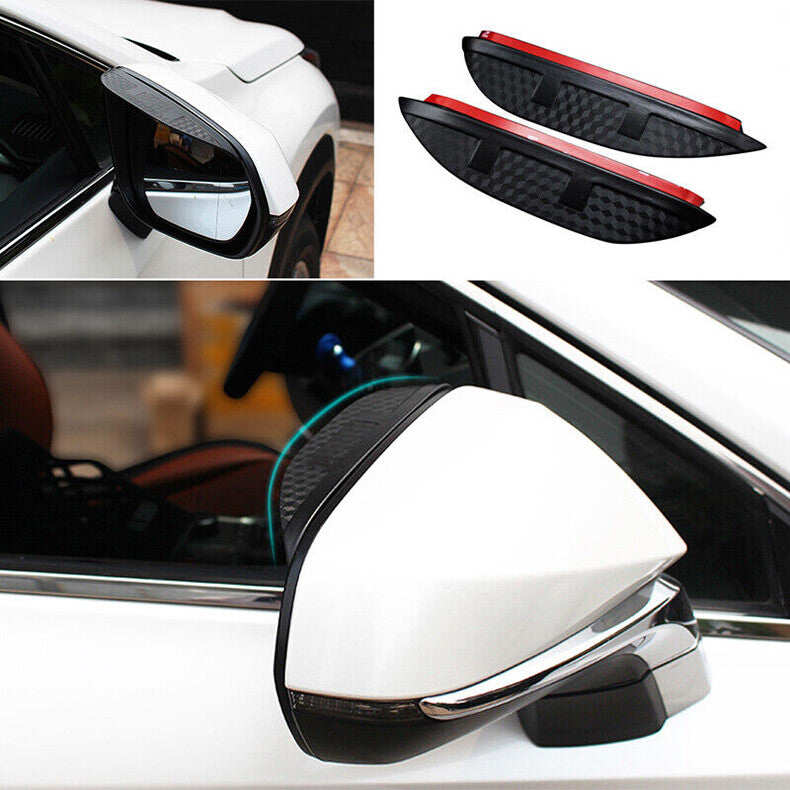 Carbon Fiber Rear View Mirror Sun Rain Guard trim for Lexus NX200t 300h 2015-21