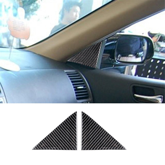2Pcs Carbon Fiber Side Mirror Accent Trim Cover for Honda Accord Sedan 2003-2007