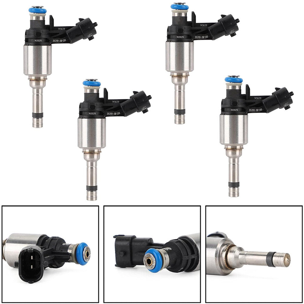4X Fuel Injector for Kia Rio Soul for Hyundai Accent for Veloster 1.6L 12-17 35310-2B130