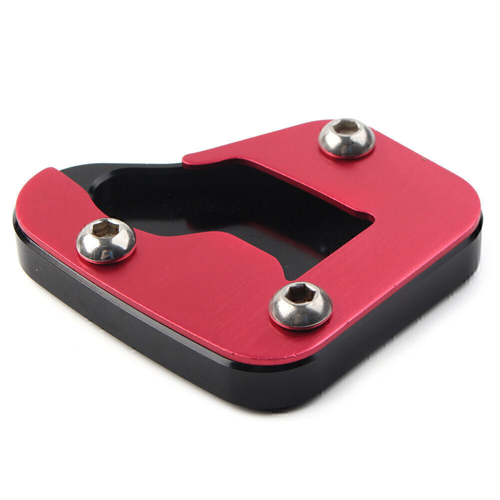 Seitenst?nder Fu? Vergr??erung Platte Pad Rot F¨¹r for SUZUKI HAYABUSA 2008-2020
