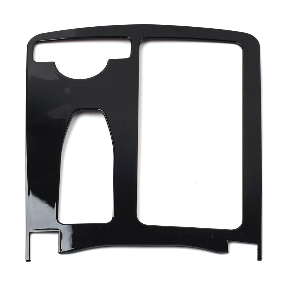 Water Cup Holder Gear Shift Panel Black for Mercedes-Benz C180 C200 W204 2008-13