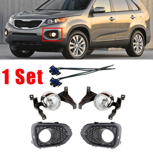 1Set Front Bumper Fog Light Lamp Cover Connector for KIA Sorento 2010 2011-2012