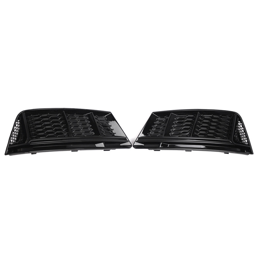 Front Bumper Lower Grill Fog Light Grille for Audi A4 B9 2016-2018