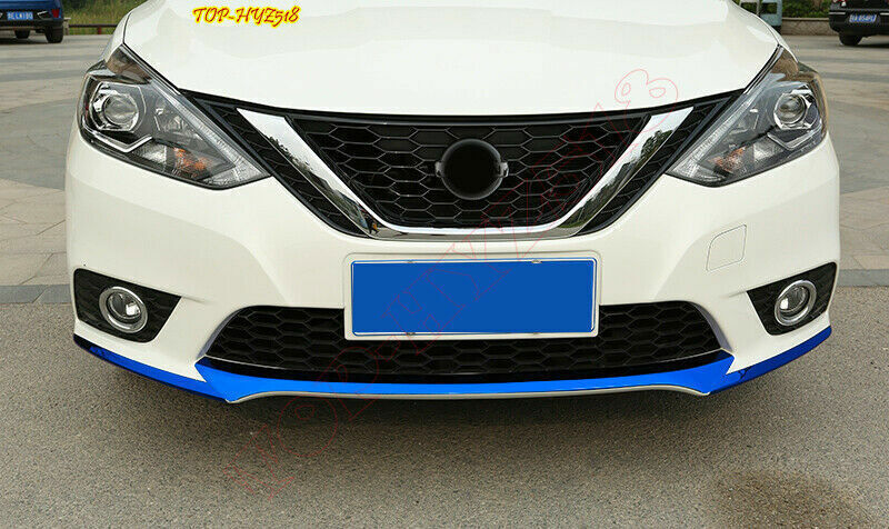 3x for Nissan Sentra 2020-23 Steel Blue Front bumper protection Guard cover Trim