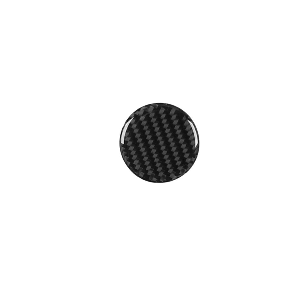 Carbon Fiber Multimedia Knob Button Cover Trim for Toyota Supra A90 2019-2022