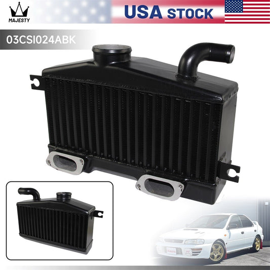 100mm Top Mount Intercooler for Subaru Impreza WRX STI GC8 EJ20 Turbo 96-00 BK
