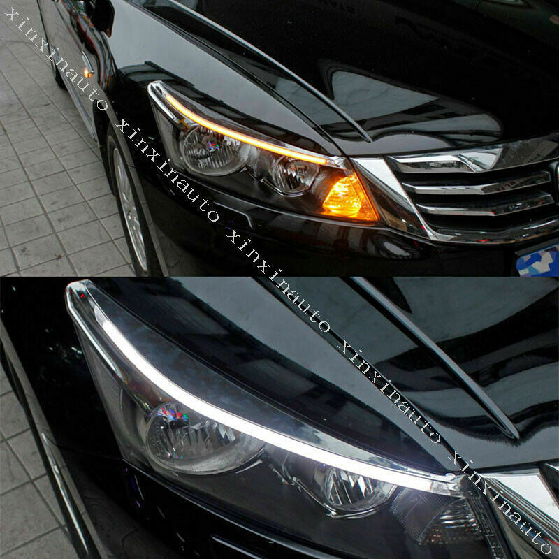 LED Headlight DRL Daytime Running Light Turn Signal for Honda Accord 2008-2012