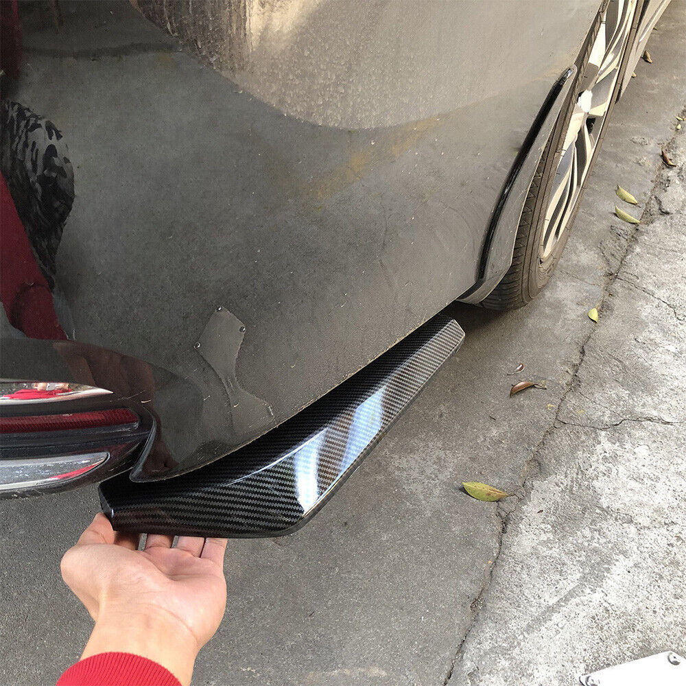 Rear bumper lip diffuser splitter protector cover, Canard Protector wiper strip - Automotive parts