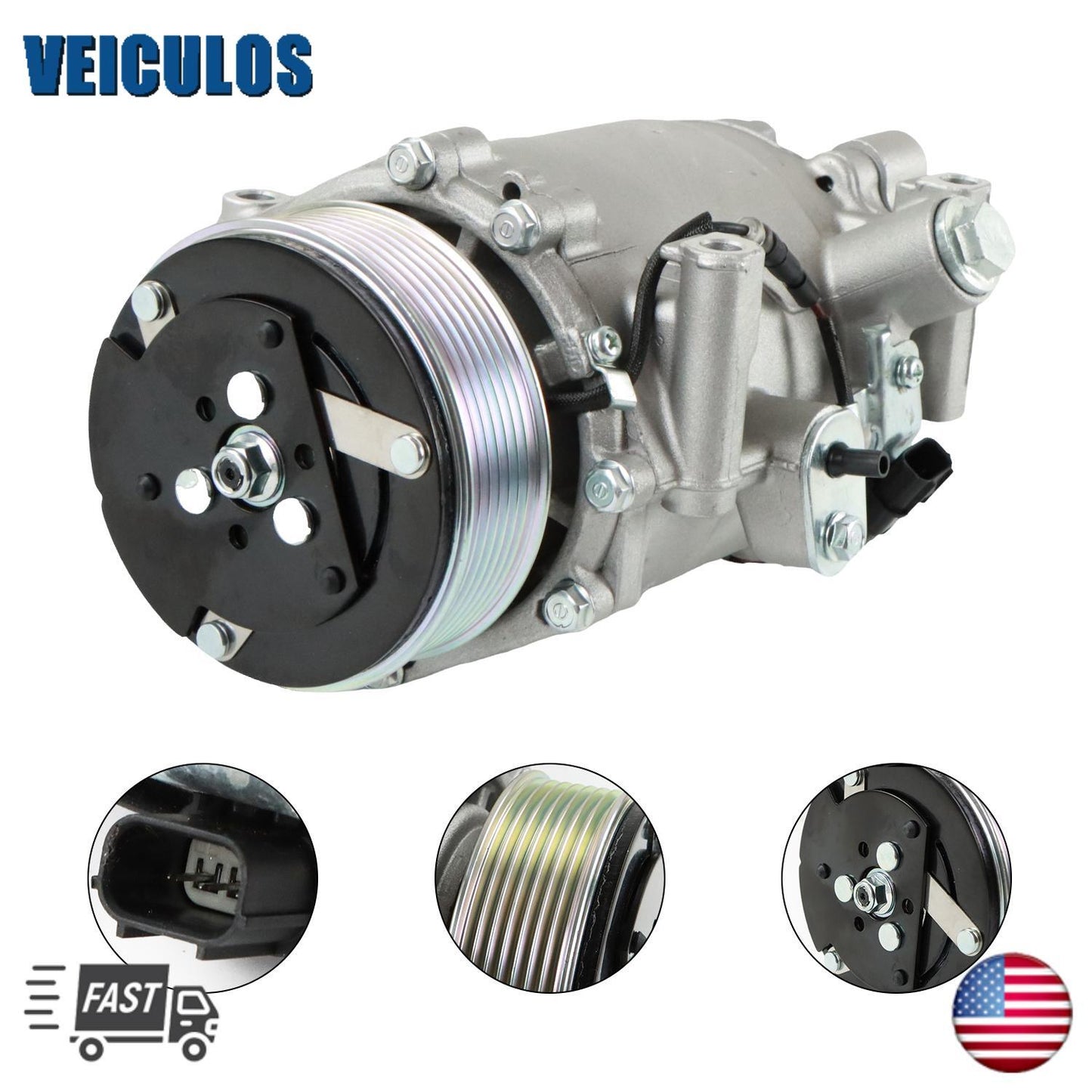 A/C AC Compressor Clutch For 2007-2015 for Honda CR-V for Civic for Acura for RDX for CO 4920AC