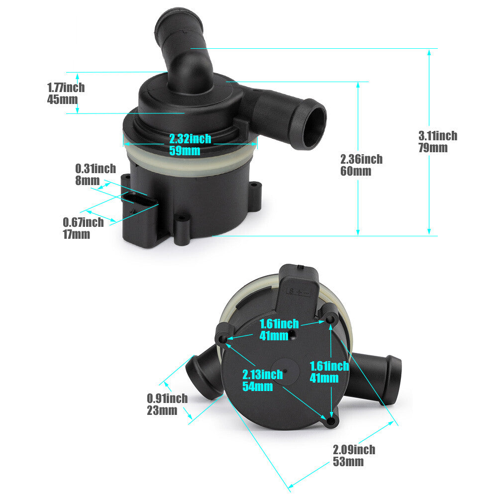 03L965561A Auxiliary Coolant Water Pump For 2010-2022 for Volkswagen Amarok 2.0L AU