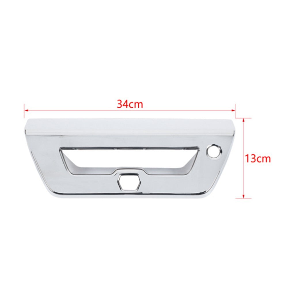 Chrome Tailgate Door Grab Handle Cover Trim Decor Bezel for Ford F150 2015-2020
