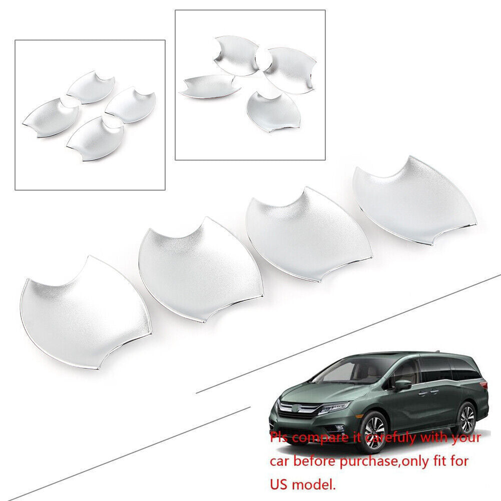 for Honda Odyssey 2018-2020 19 US Version 4x Chrome Door Handle Bowl Cover Trim