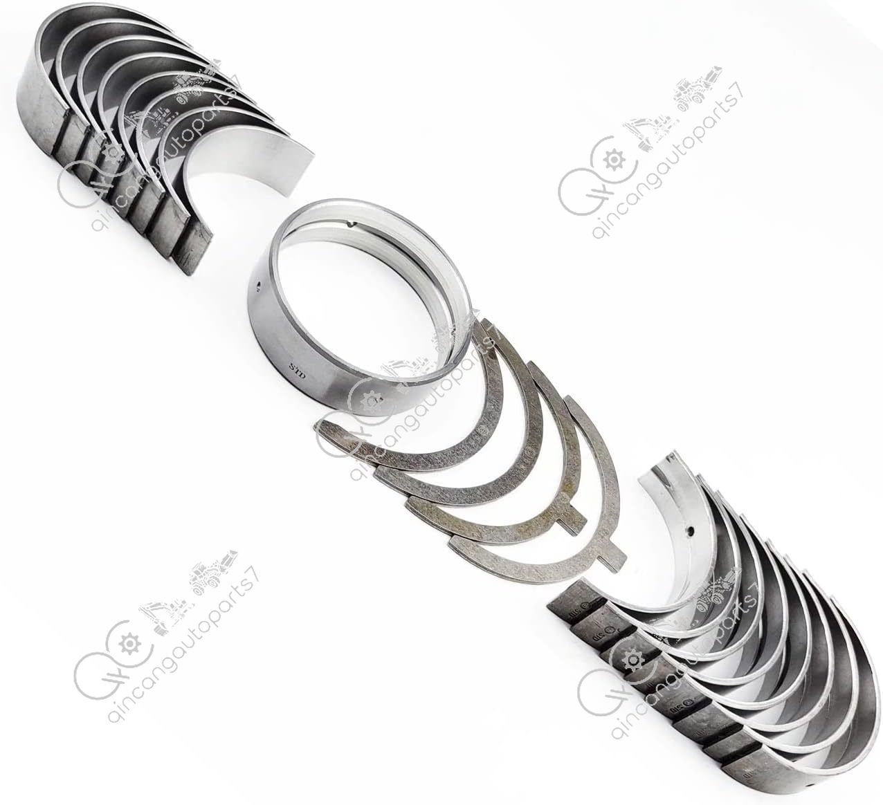 Main+ConRod bearing+thrust washer+Piston Rings For 4M40 4M40D 4M40TD for Mitsubishi