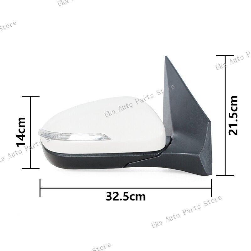 LHRH Door Rearview Mirror 5-Pin W/ Turn Signal for Hyundai I20 2016 2017