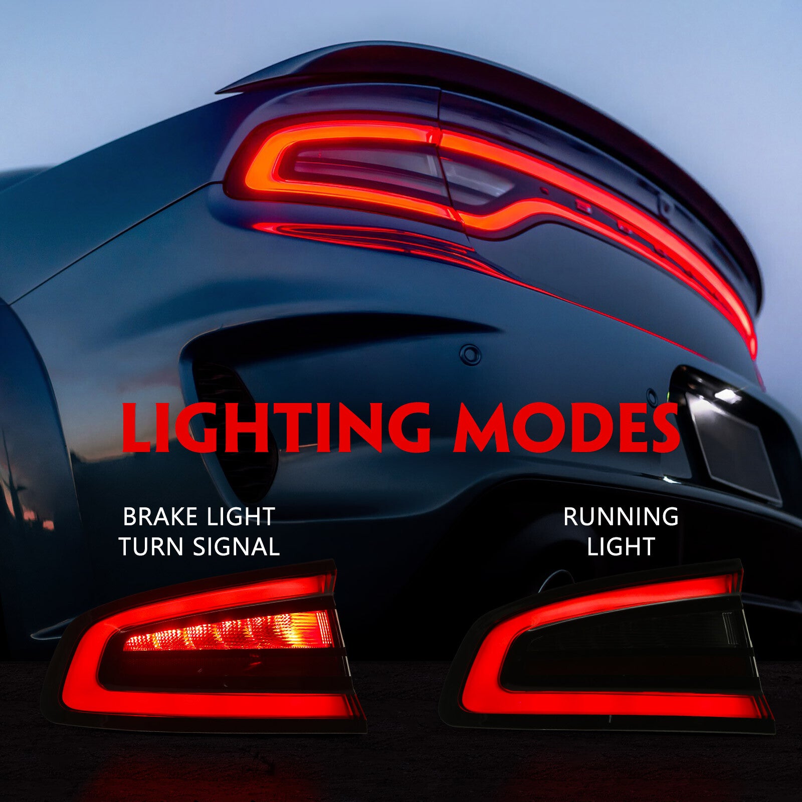 Applicable to 2015-2022 for Dodge Charger Brake Exterior Taillight Assembly Driver Left