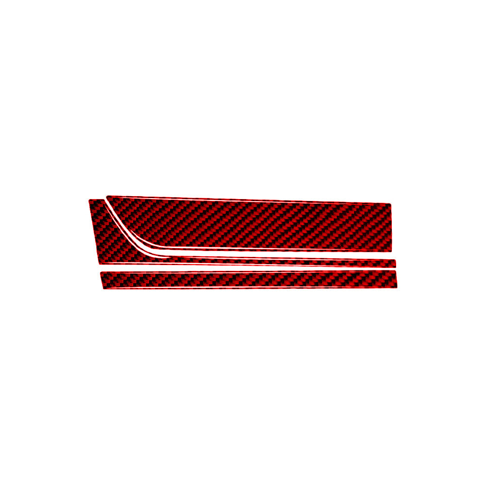Red Carbon Fiber Left Of Dashboard Cover Trim for Subaru Outback Legacy 2015-17