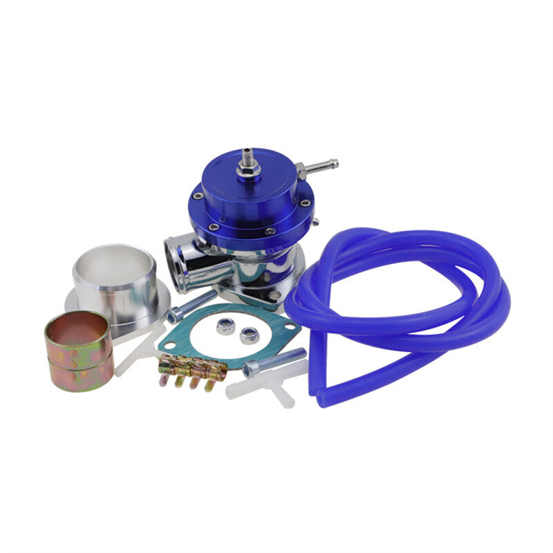 Blue Universal Type-S Turbo Blow Off Valve BOV Adjustable PSI Billet Aluminum