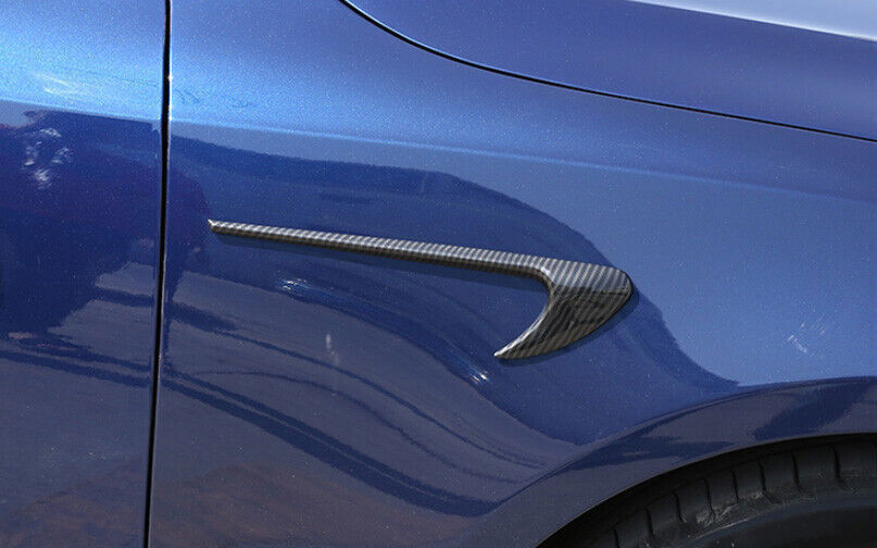 for Benz GLE 20-2023 Carbon Fiber Car Air Flow Vent Side Decoration Sticker Trim