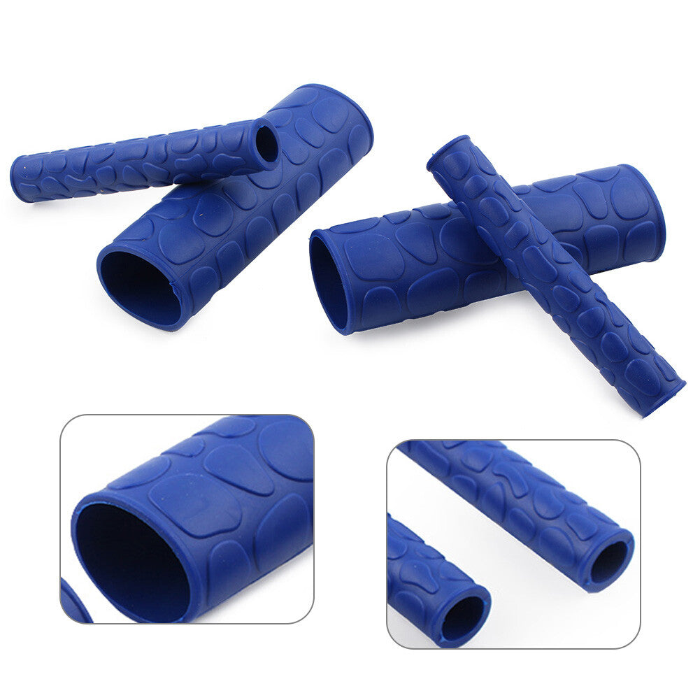 Hand Grips Dirt Bike Soft TRP Handle Bar Handbrake Cover Motorcycle Blue 2PCS ne