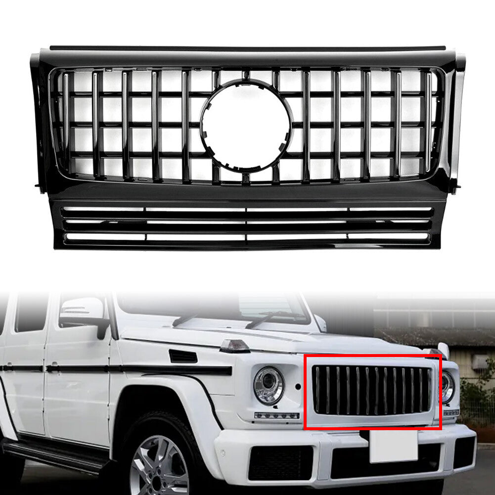 Front Grille Grill Fit for Mercedes-Benz W463 GT G Wagon G550 G350 G55 G63 1990-2016