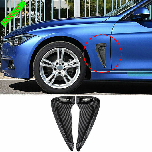 for Honda Accord Carbon Fiber Look Side Fender Wheel eyebrow Emblem Trim cover