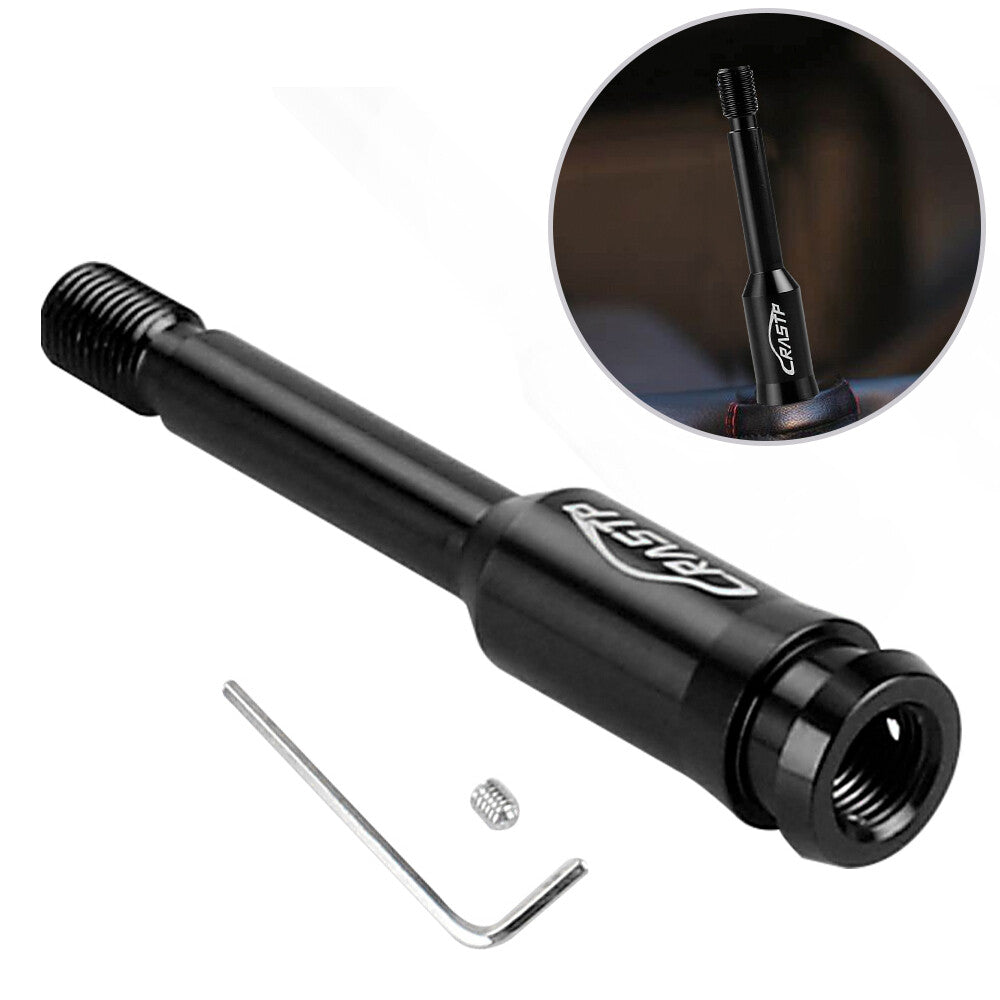 Shift Knob Extension Rod Stick Adapter 130mm Fit Manual Gear Shifter Lever
