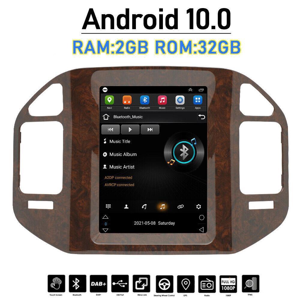 9.7 Car Stereo Radio Navi Player 32GB GPS WiFi For 1999-2006 for Mitsubishi Pajero