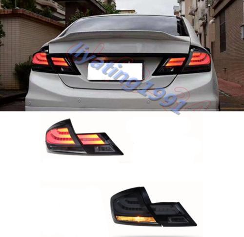 Dynamic signal pairs for smoked LED taillights/rear lights on 2014-2015 for Honda for Civic .