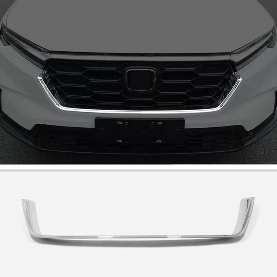 for Honda CR-V 2023-2024 Front Bumper U Shape Grille Chrome Grill Strips trim