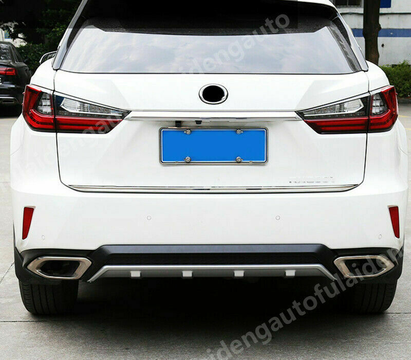 for Lexus RX350 2016-2019 Car Rear Bumper Lip Diffuser Spoiler Guard Cover trim