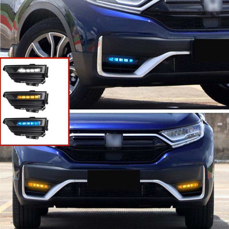 for Honda CR-V CRV 2020-2022 DRL LED Daytime Running Light Bumper Front Fog Lamp