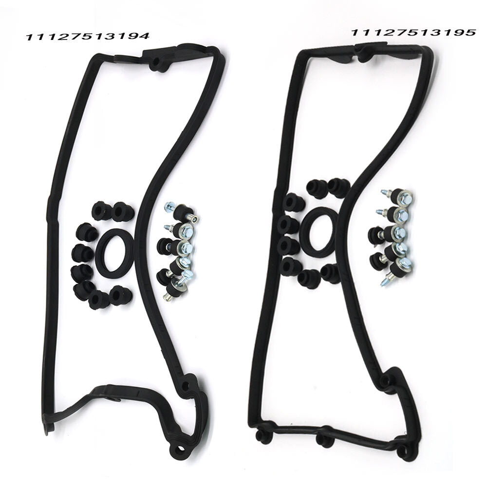 Valve cover gasket with bolt seal 11127513195, suitable for BMW 545i, 645Ci, 650i, 745i, X5
