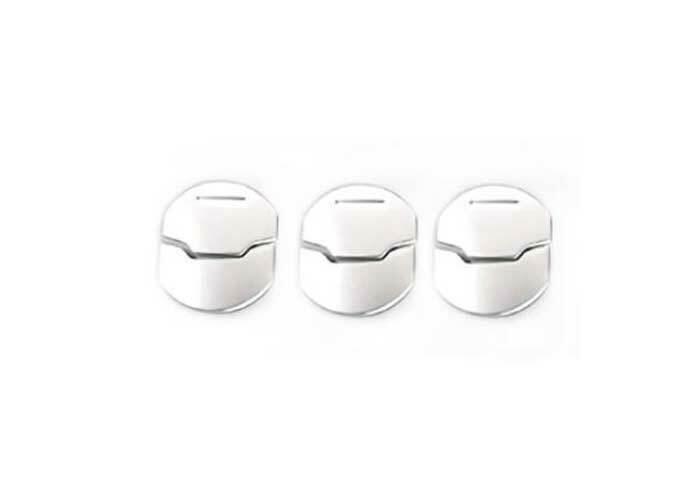 Silver Steel Middle Air Outlet Vent Cover Trim 6PCS for Ford for Mustang 2015-2022