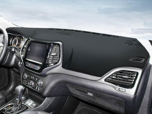 PU leather Dashboard Dash Mat Non-slip DashMat Shade for Jeep Cherokee 2014-2021