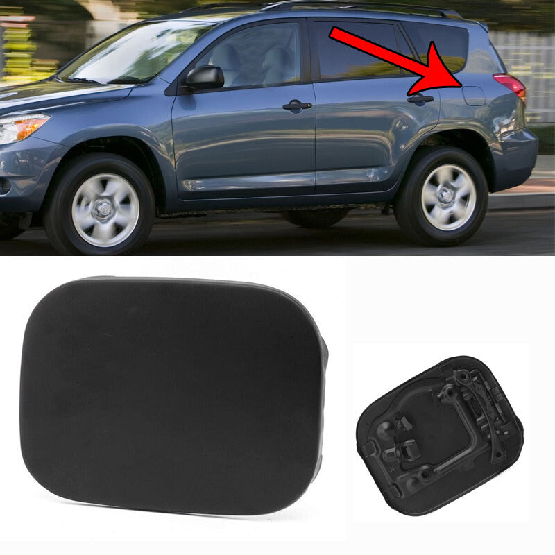 Fuel Tank Door Cover Gas Lid Cap New for Toyota RAV4 2006 2007 2008 2009-2012