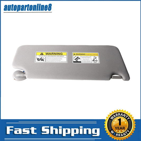 83280-TG7-A12ZB Left Sun Visor Driver Gray and Line Light for Honda Pilot 2016-22