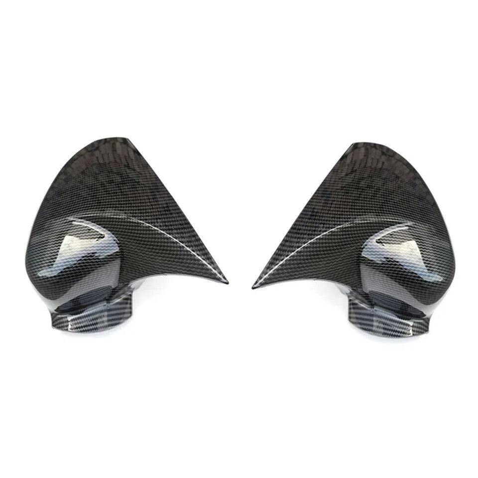Pair Carbon Fiber Rear View Mirror Cover for Honda Accord 8th 08-17 Horn Style