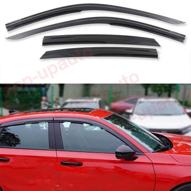 for Acura Integra 2023-2024 black Window Wind Visors Rain Guard Vent Deflectors