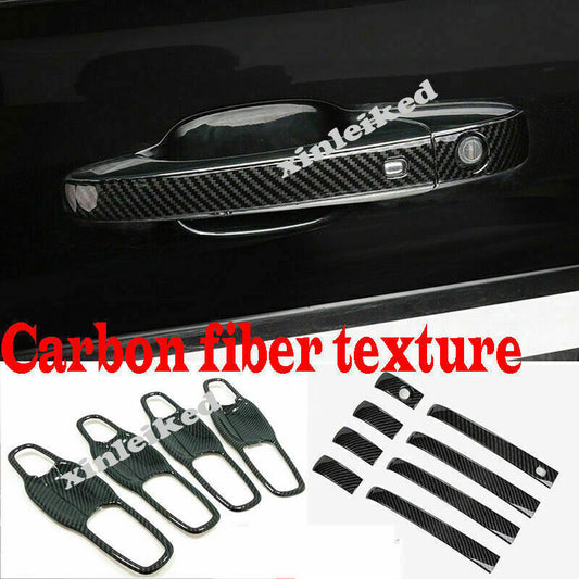 16P Car Side Door Handle+Door Bowl Trim Cover for Jeep Grand Cherokee 2011-2018