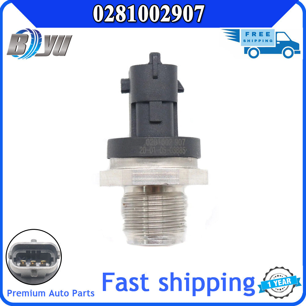 0281002907 for NISSAN NAVARA XTERRA 1PC Fuel Rail High Pressure Regulator Sensor